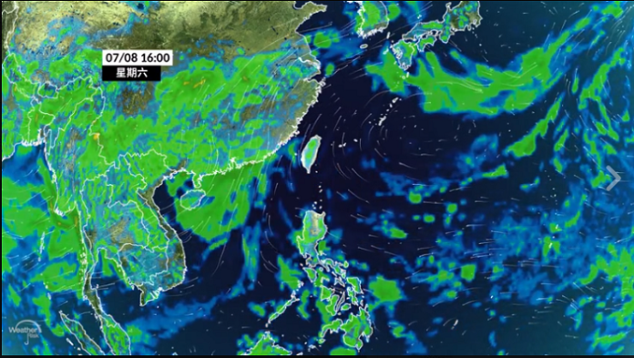 ▲晴朗高溫午後雷陣雨，留意東南方擾動發展。（圖／翻攝自彭啟明臉書粉絲頁）