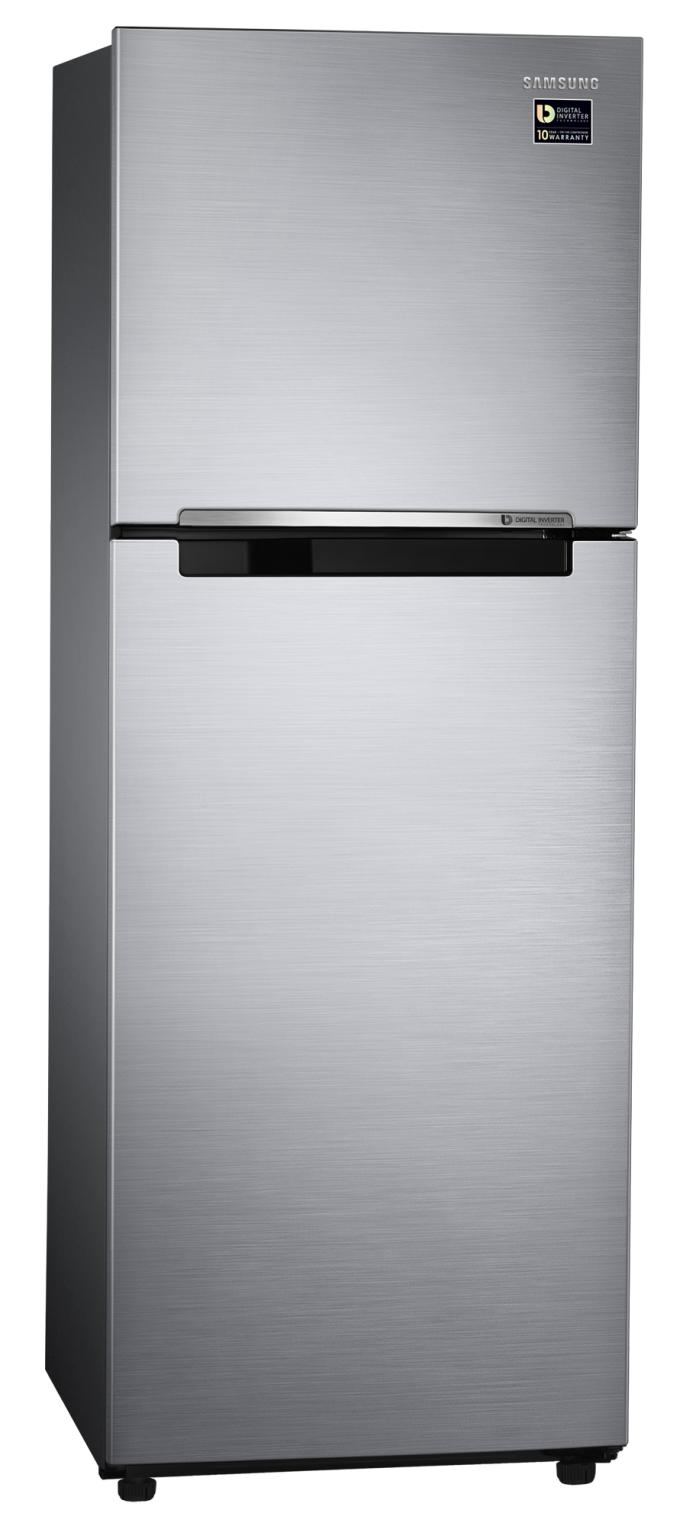 三星RT22時尚銀冰箱，極窄美型專為小家庭設計（圖／公關公司提供）