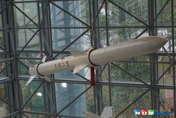 中科院研發的天劍二型飛彈。（圖／記者呂炯昌中科院攝 , 2017.7.4）