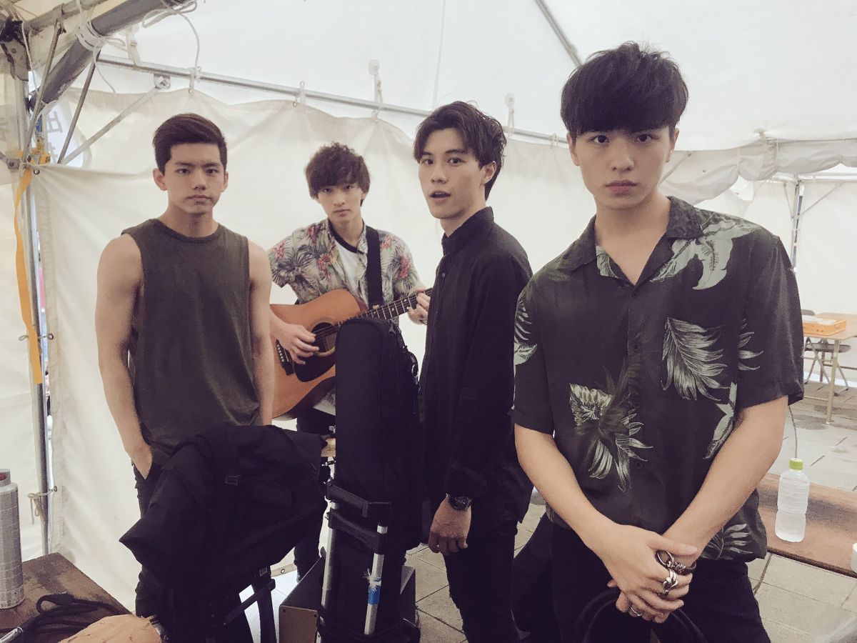 台灣搖滾樂團noovy，在東京上野恩賜公園台灣祭開唱。（圖／伊林娛樂提供 , 2017.07.03）