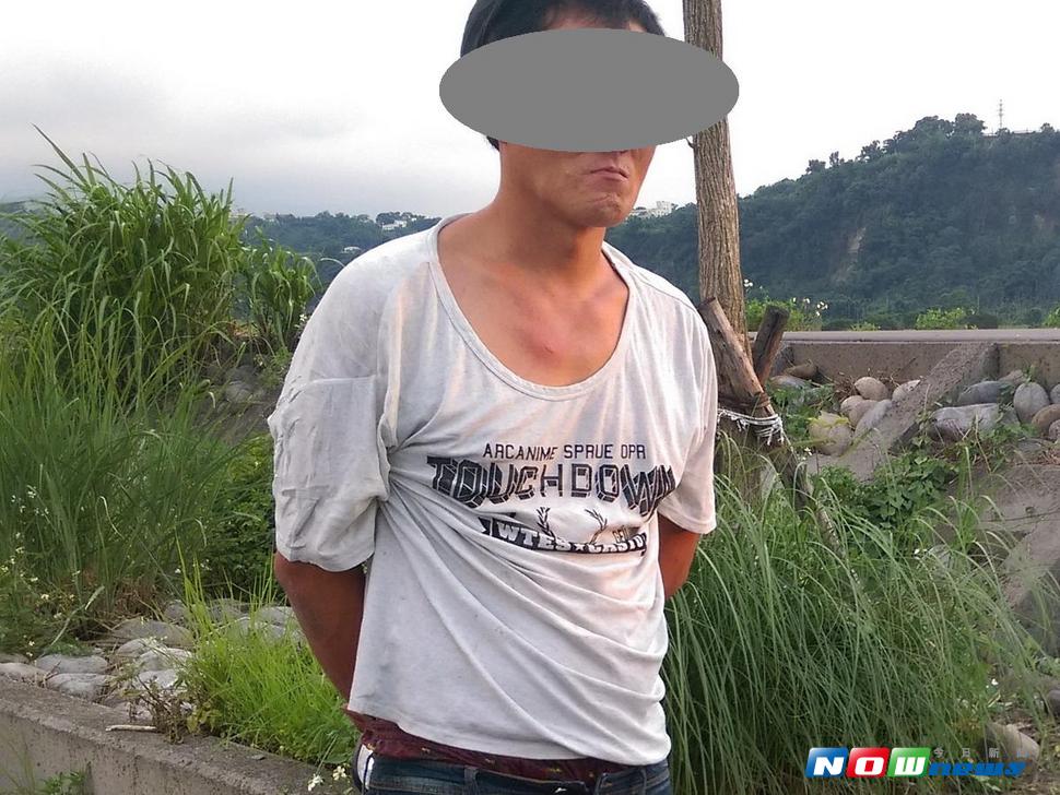 張姓嫌犯臉部特徵與作案時穿同樣衣物露餡，而被休假員警發現逮捕歸案。〈圖／記者黃玿琮翻攝2017.7.3〉