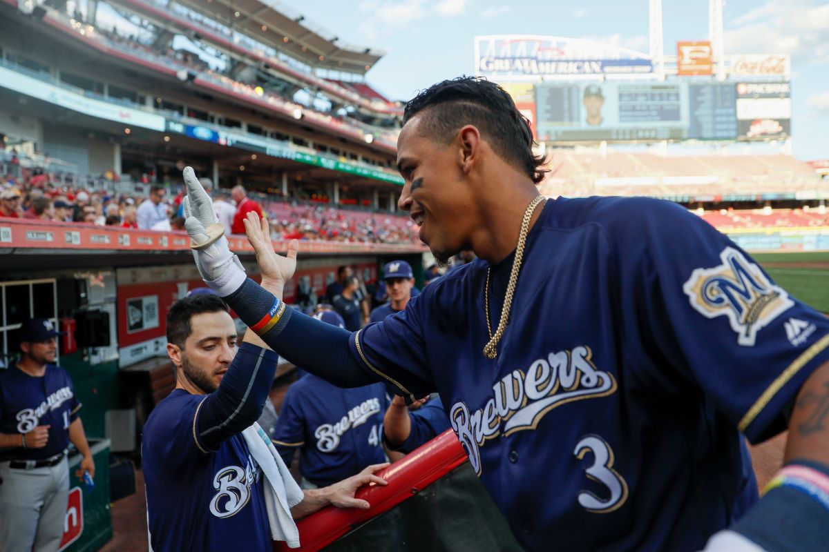 Orlando Arcia轟出全壘打。（圖／美聯社／達志影像）