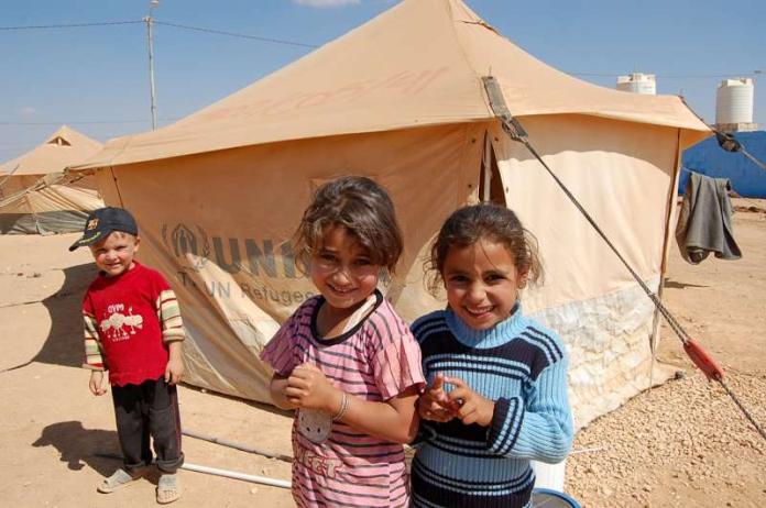 聯合國難民署在6月30日發表聲明指出， 2017年至今，已有將近50萬敘利亞人自願返回家園。圖為敘利亞小孩在約旦的難民營。（圖／翻攝自unhcr.org）