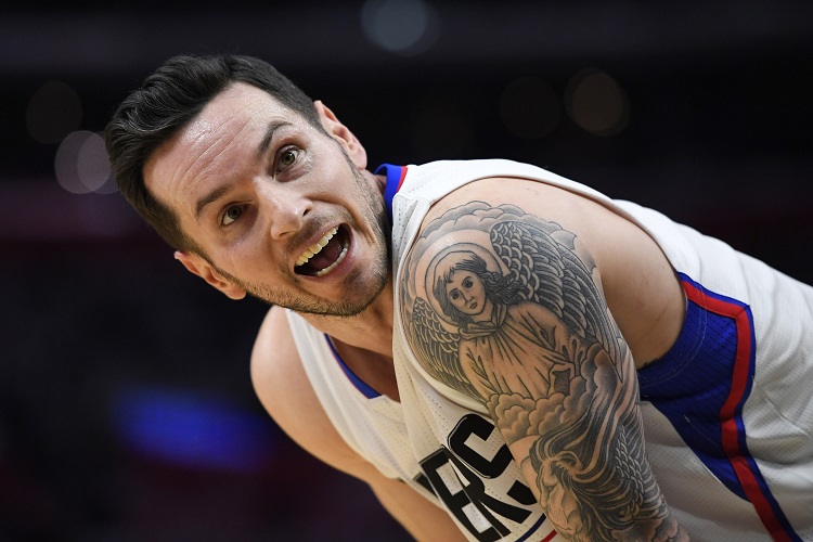 ▲帥哥射手JJ Redick只因為扔球就被驅逐出場。（圖／美聯社／達志影像）