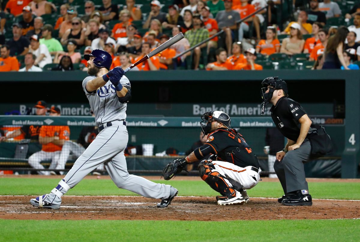 Steven Souza Jr.轟3分砲。（圖／美聯社／達志影像）