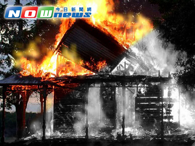 ▲台北市大安區一棟公寓22日凌晨發生火警，幸無人傷亡。（圖／NOWnews）