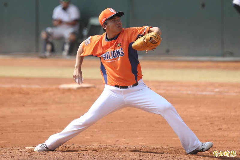 ▲統一獅投手廖文揚。（統一球團提供）