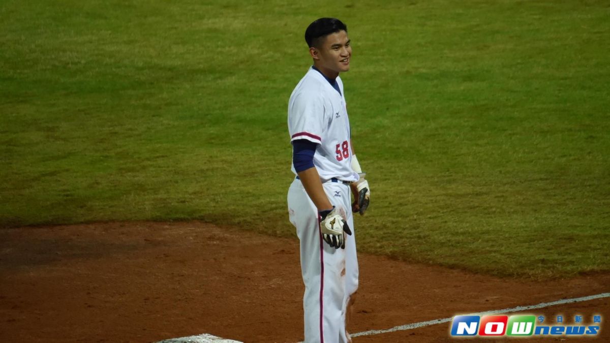 ▲世大運測試賽岳東華敲安。（圖／吳政紘攝）