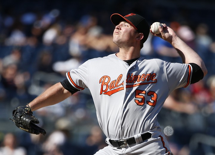 ▲金鶯隊救援投手Zach Britton。（圖／美聯社／達志影像）