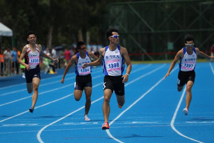 ▲楊俊瀚（右2）勇奪亞田賽200公尺金牌、更是台灣史上第1人。（圖／資料照／記者林志儒攝）