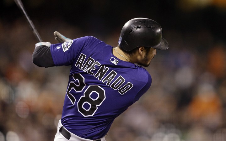 ▲洛磯隊強棒Nolan Arenado。（圖／美聯社／達志影像）