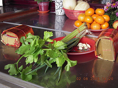拜文昌君要準備蔥、蒜、芹菜。圖片來源：幸福的驛站