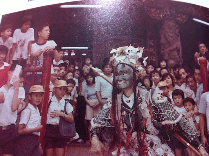 黃秋水老先生扮將歷史照片。圖片來源：神像欣賞社團
