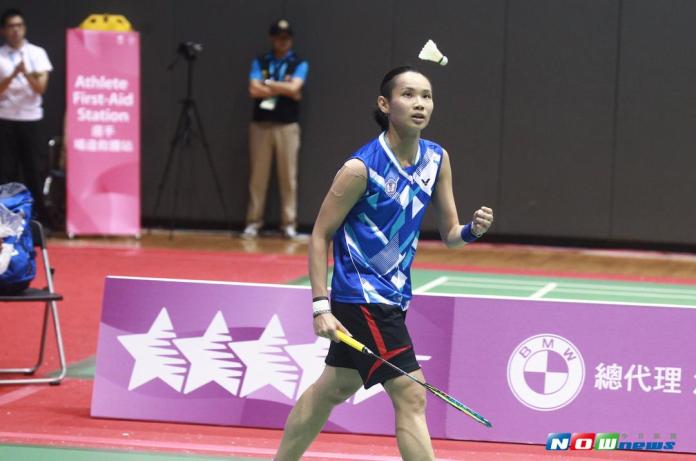 ▲戴資穎在世大運女單決賽擊敗南韓對手李張美。（圖／葉政勳攝）