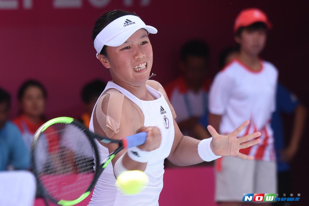 ▲李亞軒苦戰3盤仍落敗拿下銀牌。。（圖／記者陳明安攝，2017.08.29）