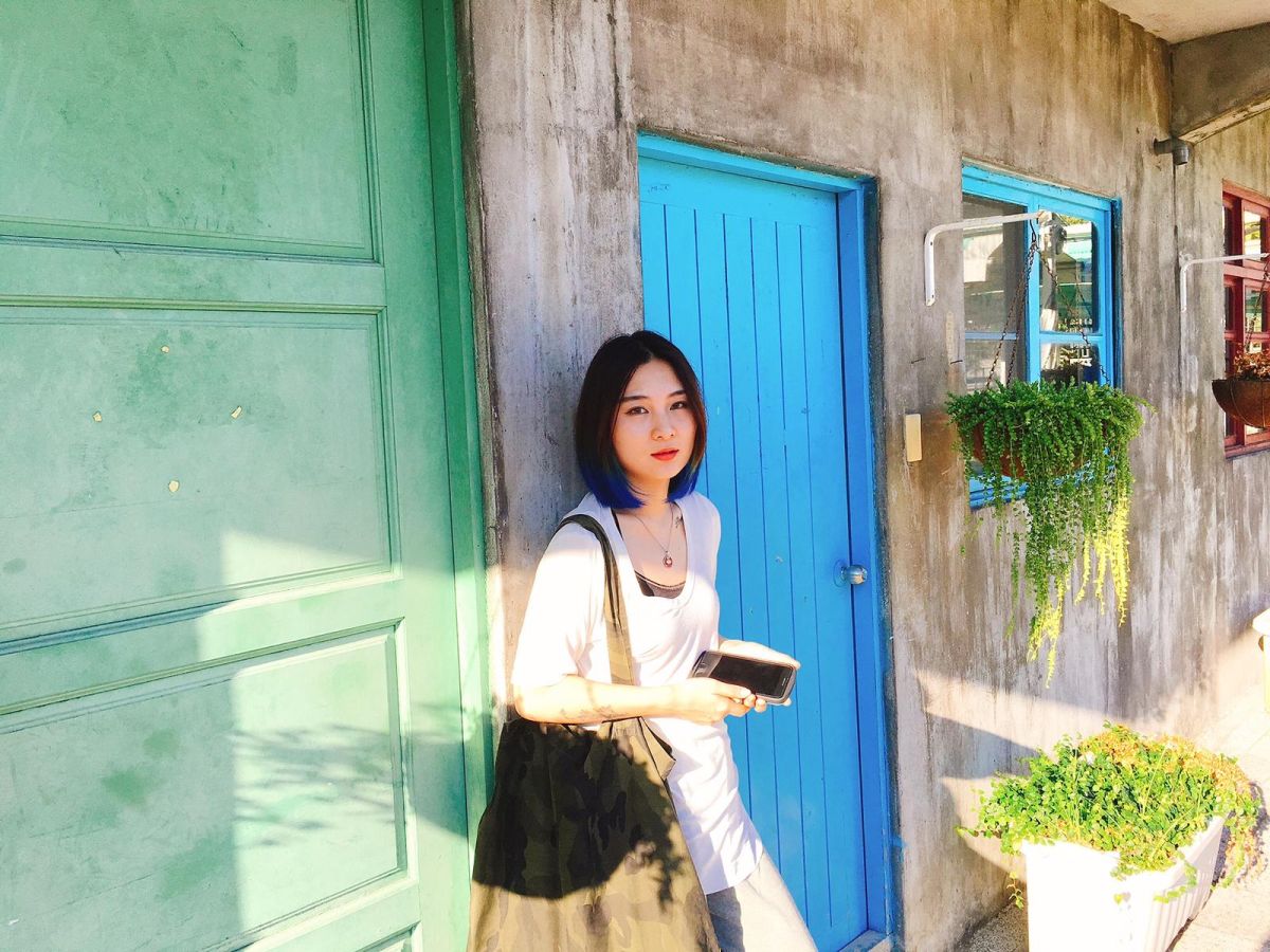 ▲李雨45分鐘快速逛完信義區，想吃遍台灣美食的她卻在當天掛病號。（圖／發生音樂提供 , 2017.08.29）