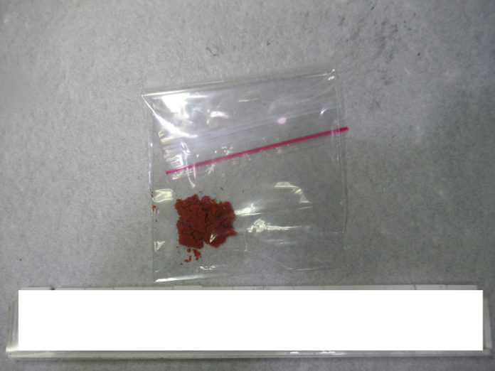 ▲印度出口「MOTI印度紅辣椒粉」驗出殘留芬普尼。（圖／食藥署提供）