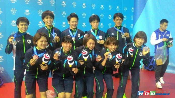 ▲日本在本屆世大運男女團都拿下銀牌。（圖／黃建霖攝）