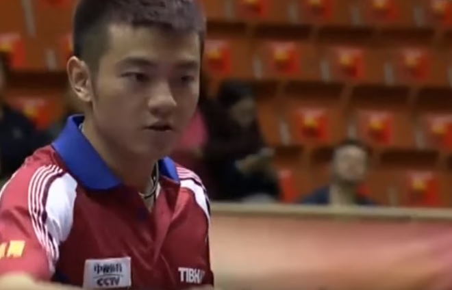 ▲大陸桌球選手朱霖峰。（圖／翻攝至YouTube）