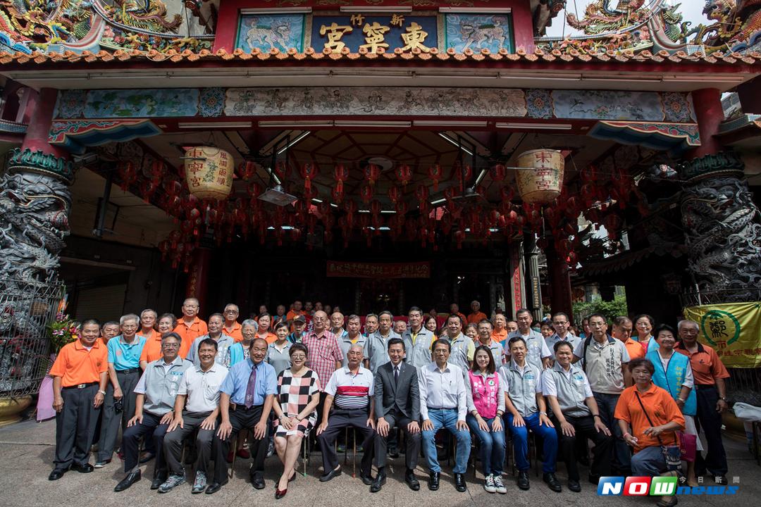 ▲延平郡王鄭成功395周年聖誕，林智堅赴東寧宮緬懷開台功績。（圖／記者陳志偉攝，106.08.25）