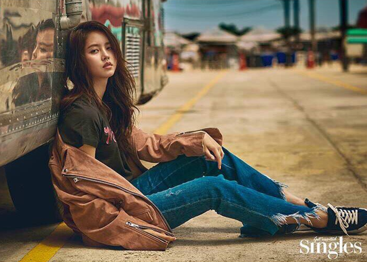 ▲金所炫一身帥氣勁裝，仍不失女人味。（圖／翻攝自IG , 2017.08.25）