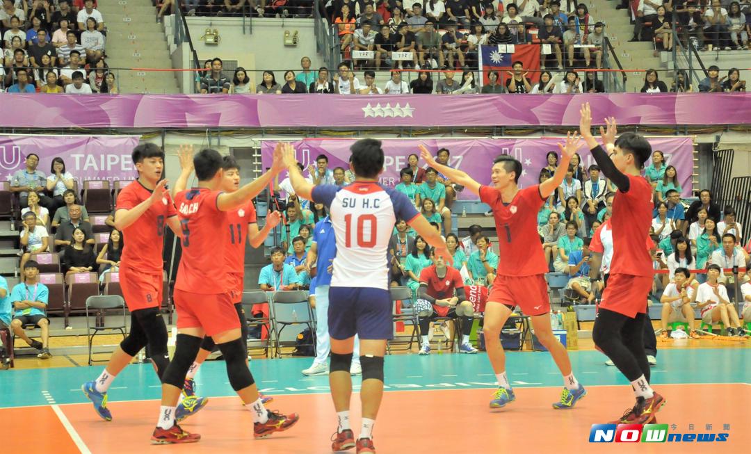 ▲中華男排。（圖／黃建霖攝）