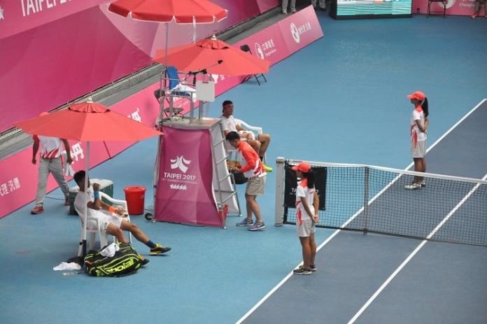 世大運／李冠毅16強賽事　比賽因雨暫停
