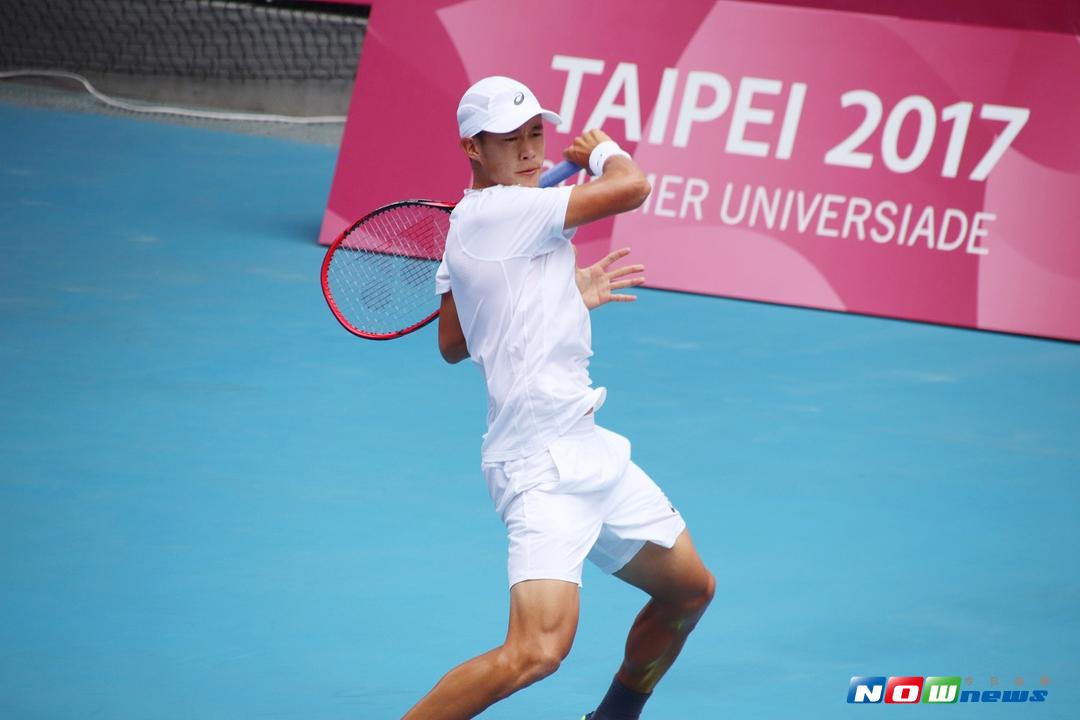 男單大會第一種子莊吉生順利擊敗瑞典選手，挺進男單16強。（圖／記者林志儒攝 , 2017.08.22）