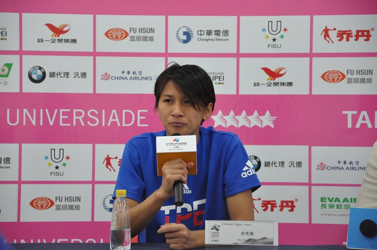 ▲中華女足隊長余秀菁希望國人能夠繼續延續世大運對於女足的支持，一起努力台灣足球環境。（圖／林暐凱攝 , 2017.08.22）