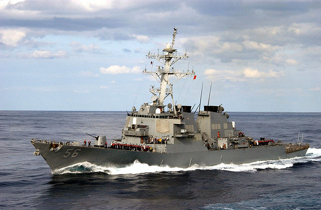 美國海軍馬侃號驅逐艦。（圖／美國海軍官網）