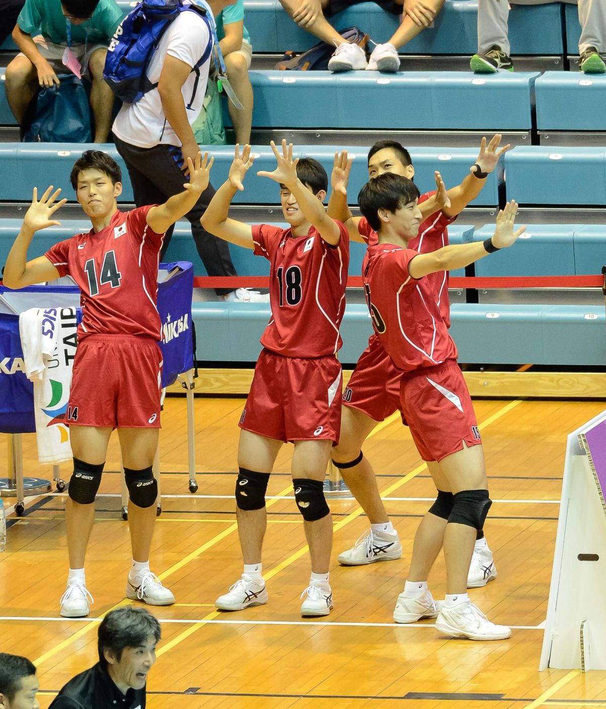 日本男排逆轉擊敗美國隊。（圖／世大運官方提供）