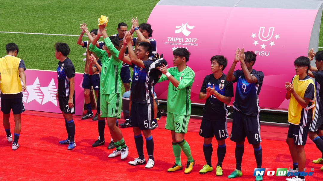 日本隊旗開得勝。（圖／吳政紘攝）