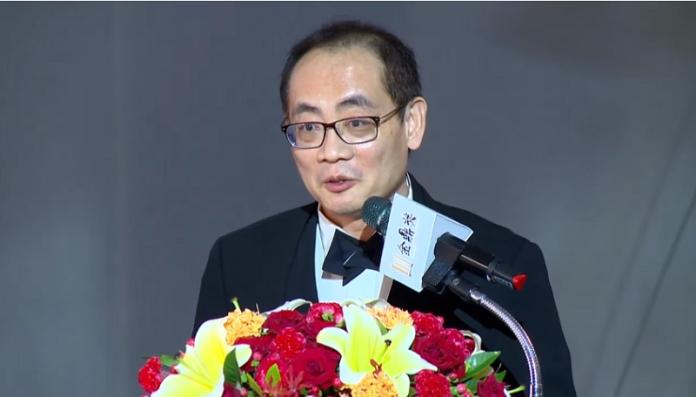 「台灣繪本教父」郝廣才典禮上的發言被認為帶有歧視、挨轟失言。（圖／翻攝自典禮影片）
