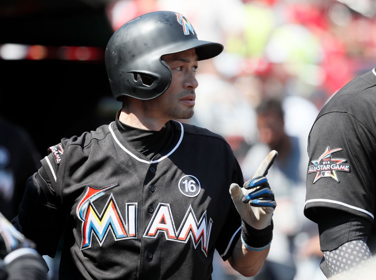 馬林魚隊鈴木一朗。（圖／美聯社／達志影像）