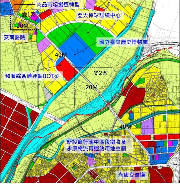 長和路一段拓寬後，安南區交通網絡將更便利。（圖／台南市都發局提供，2017.08.14）
