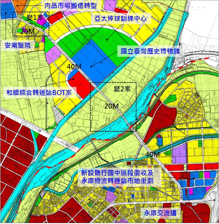 長和路一段拓寬後，安南區交通網絡將更便利。（圖／台南市都發局提供，2017.08.14）
