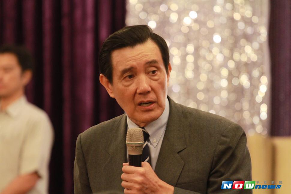 遭控涉及教唆殺人，前總統馬英九出席活動時笑問，真的喔？（圖／NOWnews資料照）