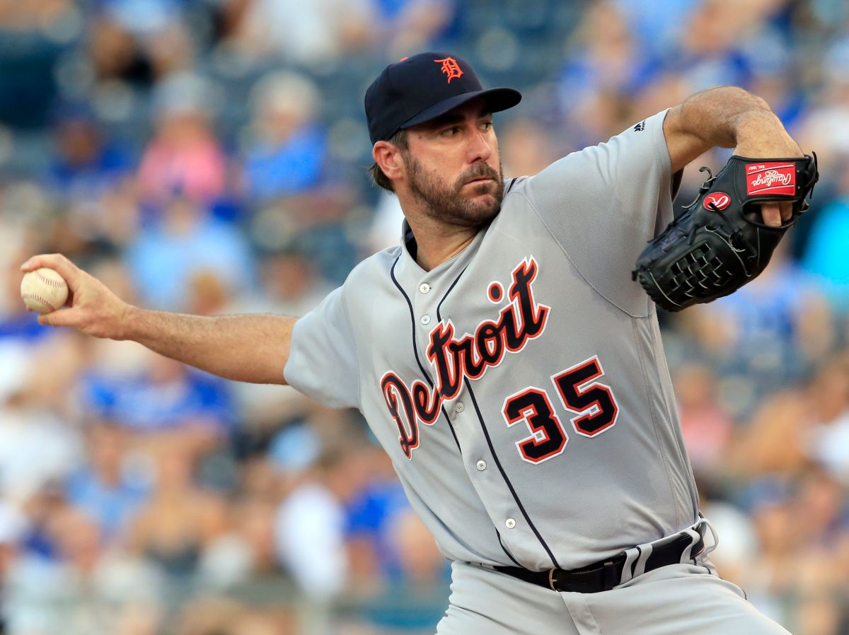 底特律老虎王牌「虎王」Justin Verlander（韋蘭德）。（圖／美聯社／達志影像）