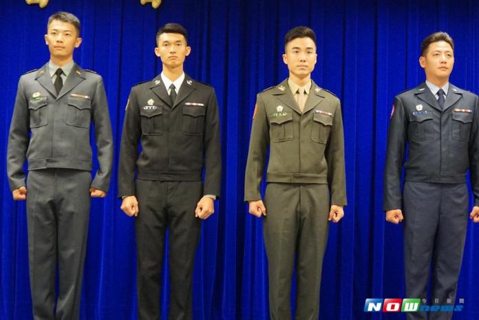 國防部8日記者會，公布三軍新版冬季夾克款式。（圖／記者呂炯昌攝影 , 2017.8.8）