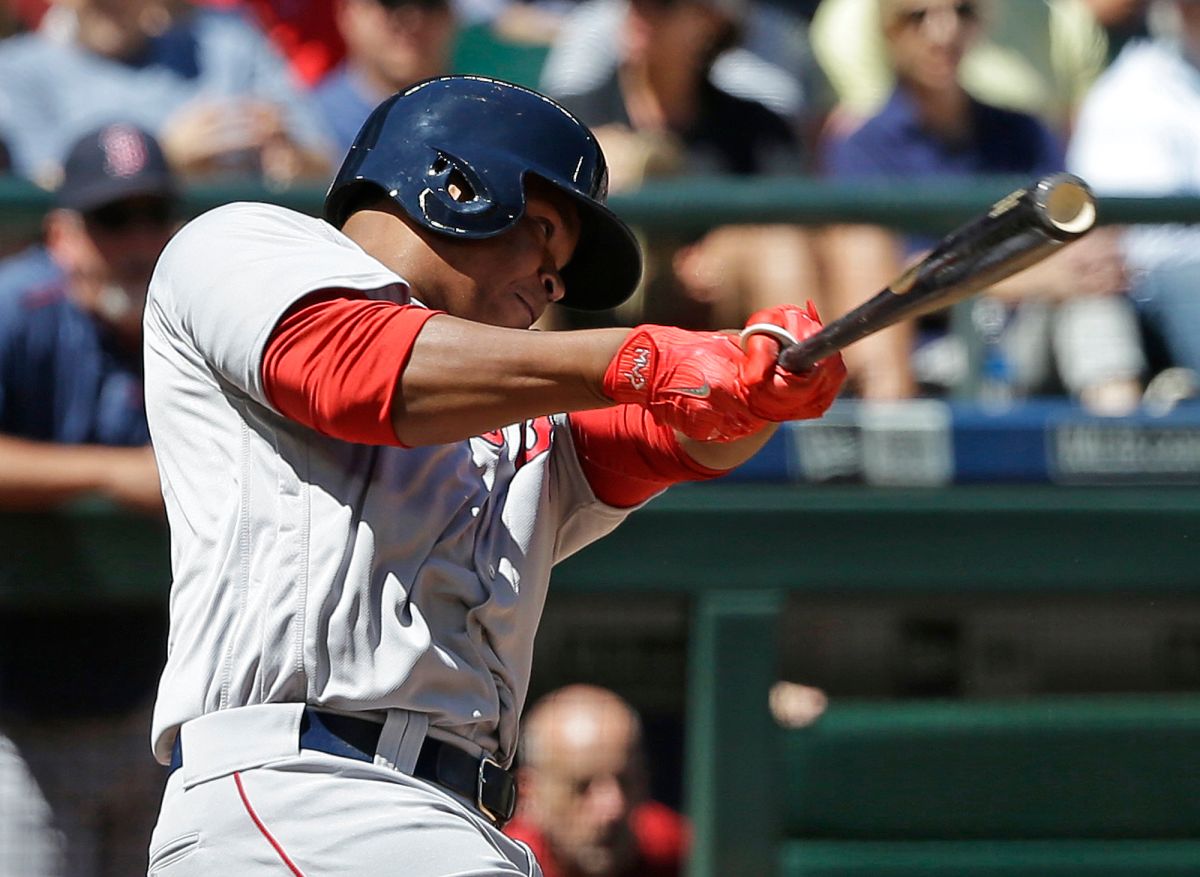 紅襪新秀Rafael Devers。（圖／美聯社／達志影像）