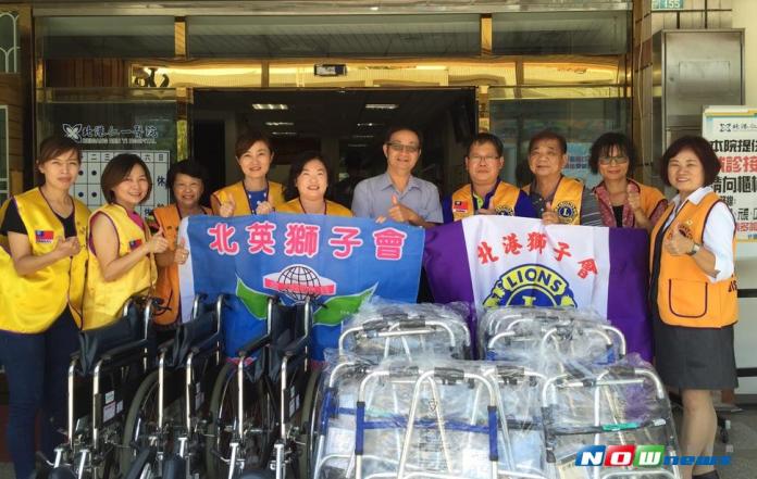 北港三獅子會捐助行輔具　讓長者行走「0」負擔
