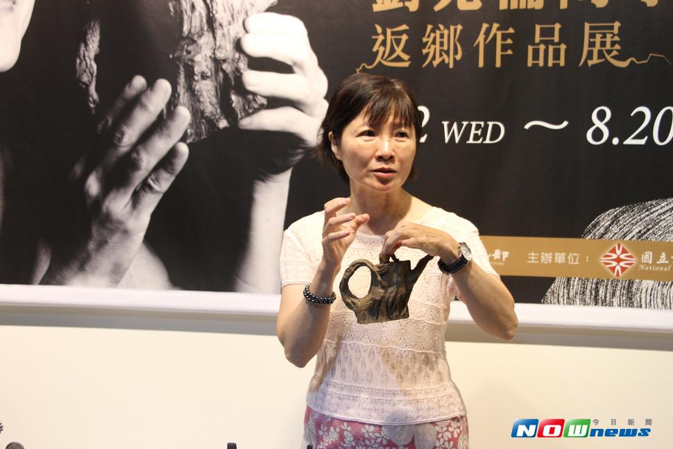 國立彰化生活美學館舉辦「劉克倫陶學之路-返鄉」特展，展現「出神入化」陶藝之美。（圖／記者陳雅芳攝，2017.8.3）