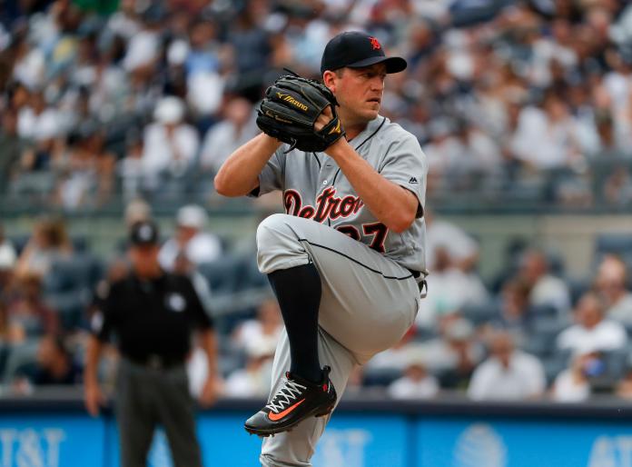 老虎先發投手Jordan Zimmermann。（圖／美聯社／達志影像）