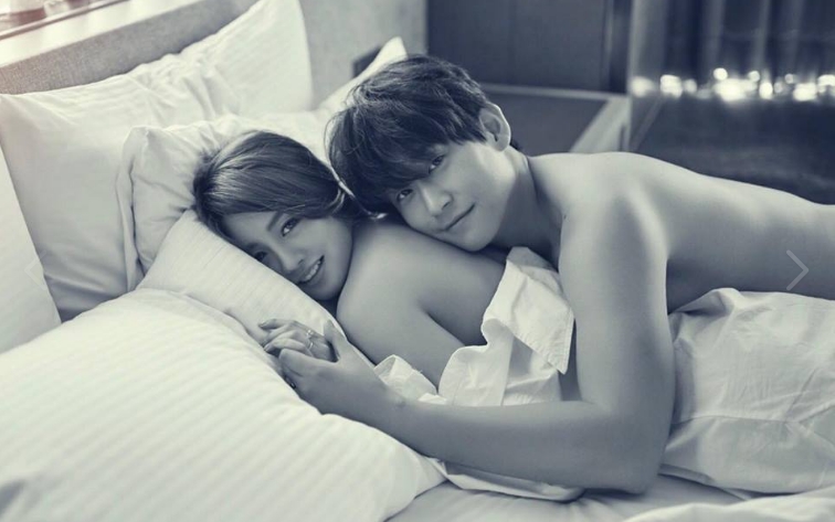 ▲陳乃榮甜蜜曬出與賴琳恩的性感婚紗照。（圖／翻攝自臉書，2017.08.02）