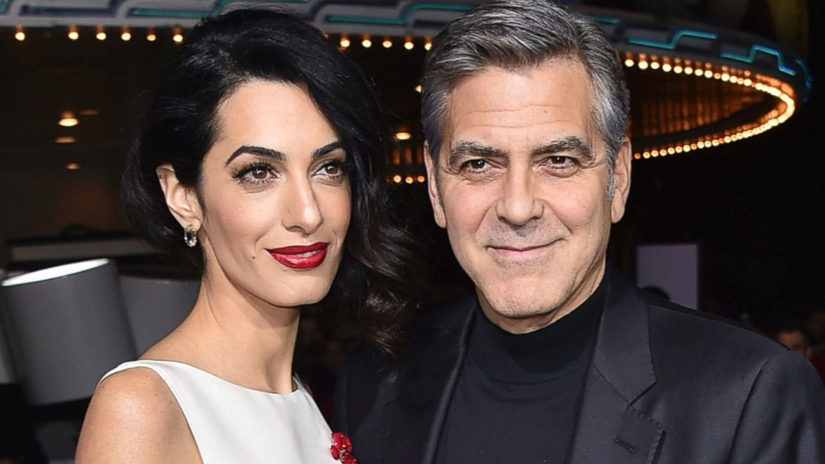 美國當地時間7月31日，喬治克隆尼和妻子阿瑪爾決定透過捐款幫助三千名敘利亞難民孩童就學。（圖／翻攝自abc news）