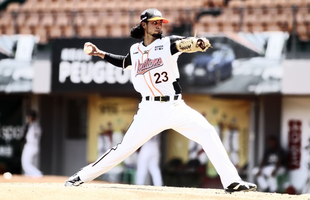 ▲統一獅新洋投泰倫斯。（圖／統一獅提供）