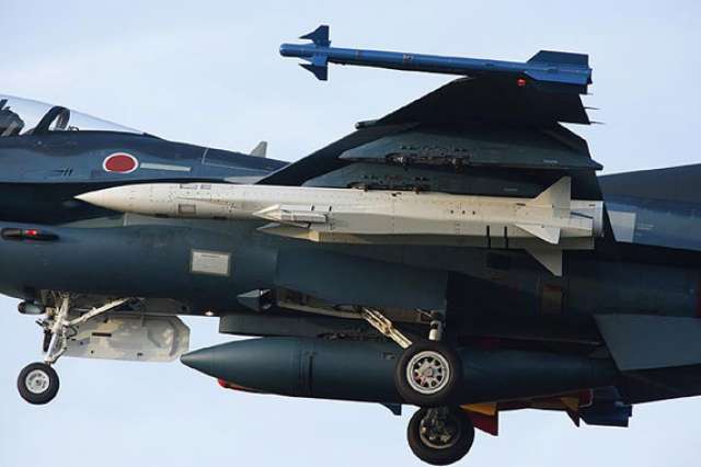 ▲日本航空自衛隊F-2戰機搭載研發中的XASM-3反艦飛彈樣彈。（圖／翻攝自網路）