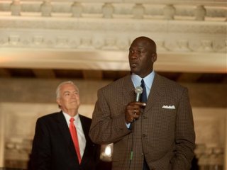 籃球大帝Michael Jordan。（圖／達志影像／美聯社）