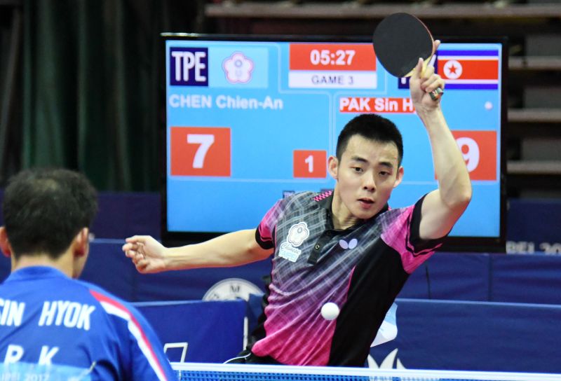 ▲台灣桌球好手「小安」陳建安6月16日迎來34歲生日。（圖／國訓中心提供）