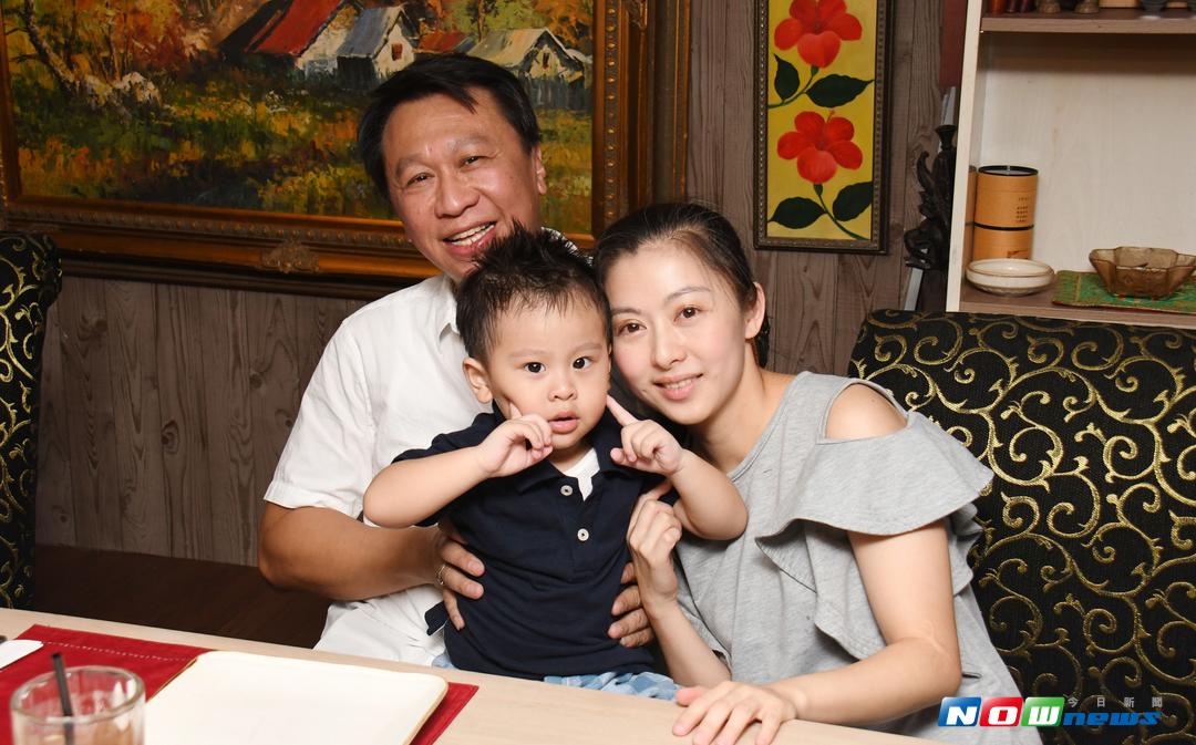 ▲游安順一家三口。（圖／記者林調遜攝，2017.9.8）